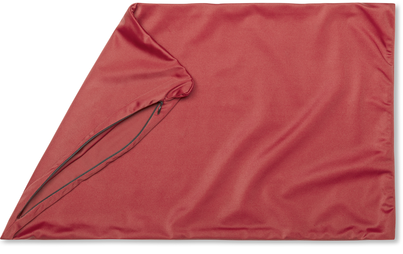 12" x 20" Cover Throw Pillowcases - 85/15 Nylon/Spandex Silky Maroon