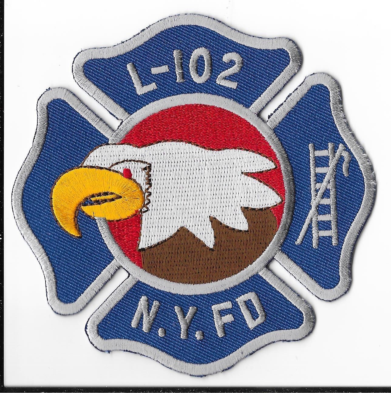 New York Fire Department (FDNY) Ladder 102 Patch V1