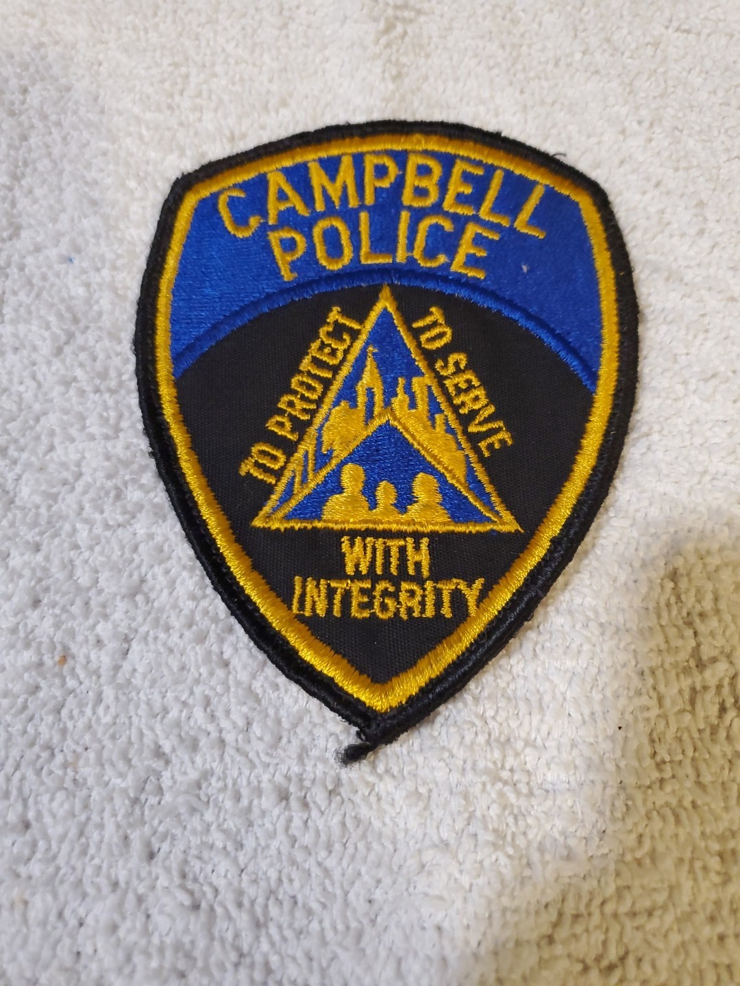 Vintage 1st Issued Campbell Police Department in Campbell, California