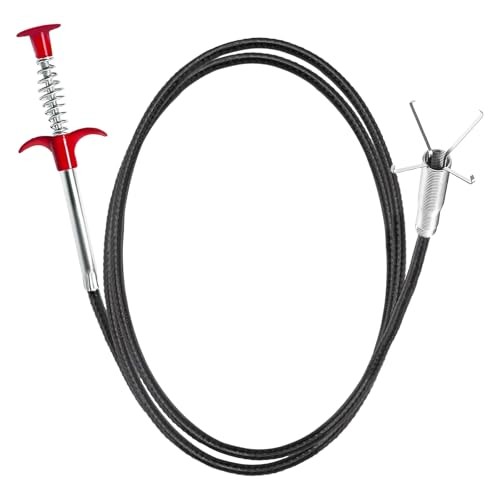 118" Flexible Grabber Claw Tool Reacher, Drain Snake Hair Drain Clog 118 IN