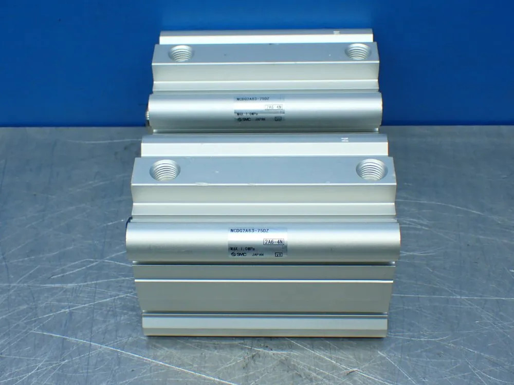 SMC 2 PNEUMATIC CYLINDERS NCDQ2A63-75DZ