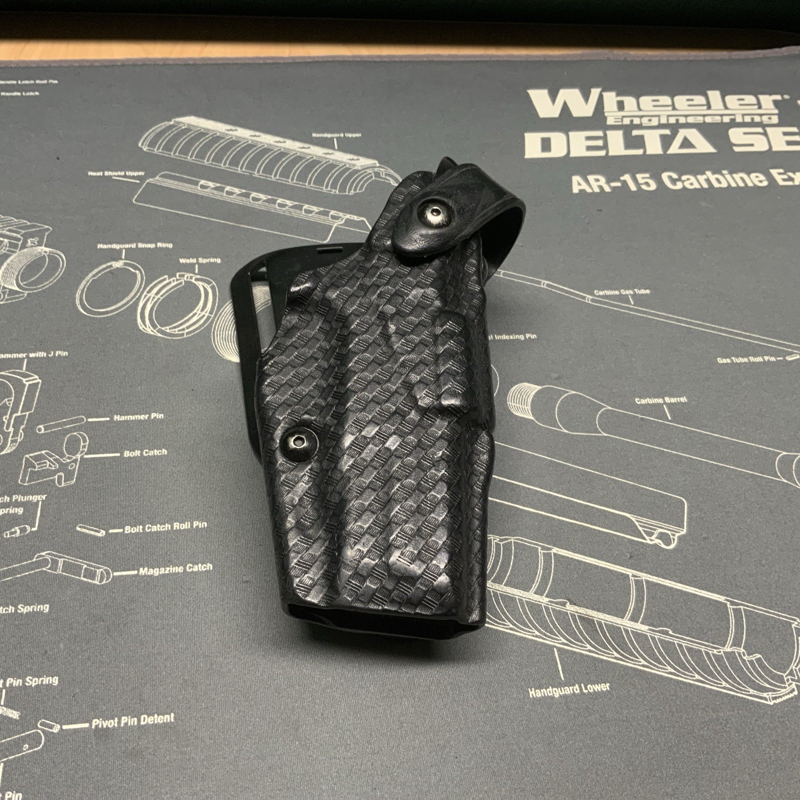 Safariland Basketweave Duty Holster 6360-219 RH S&W M&P 45