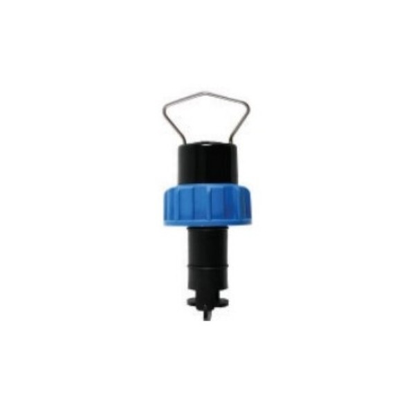 GF Piping Systems 3-2536-P0 Paddlewheel Flow Sensor, PP, Titanium, Black PVDF