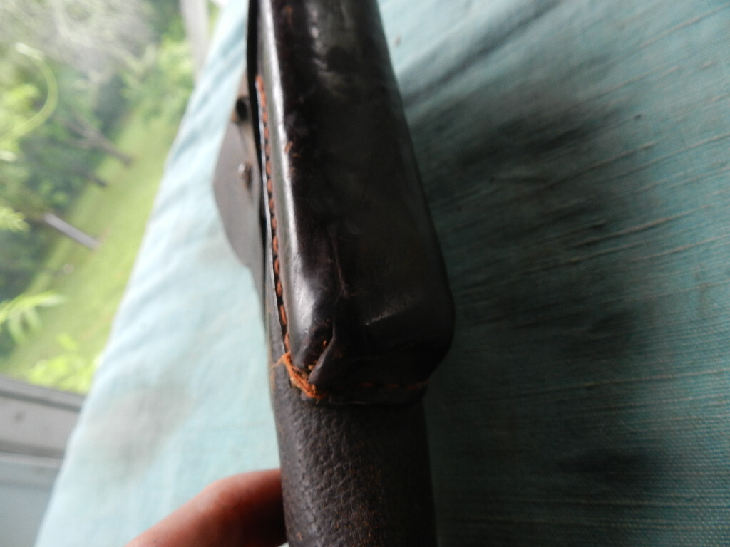 RARE German Germany WW1 Luger P08 Commercial Pistol Leather Holster