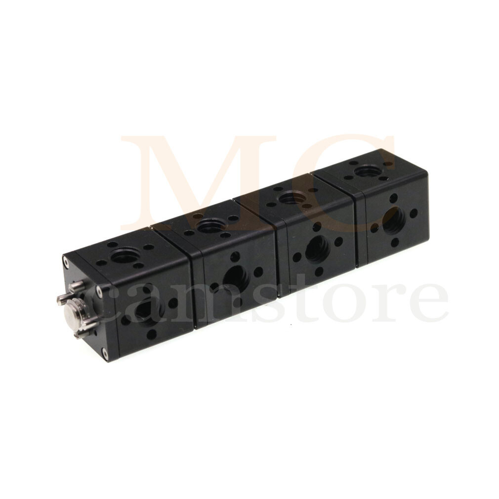Camera 3/8 screw extension side panel kit with removable square extension handle
