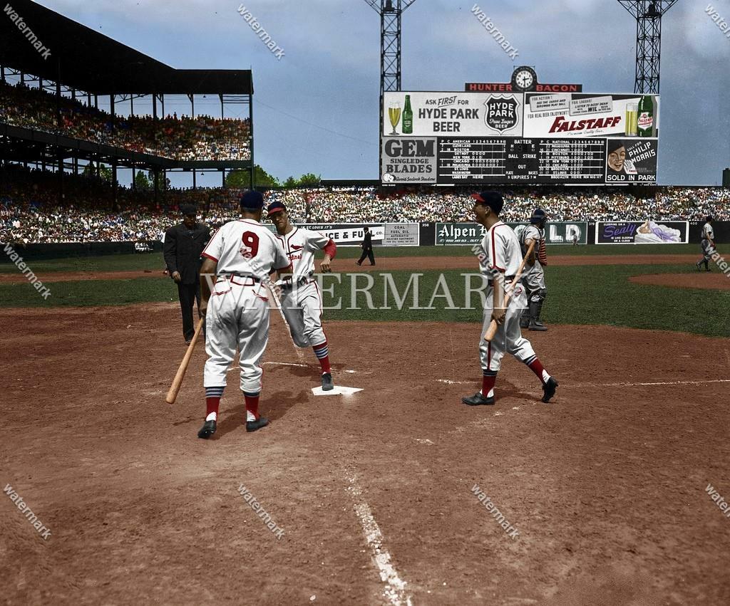 DM53 Stan Musial The Man St Louis Cardinals 8x10 11x14 16x20 Colorized Photo