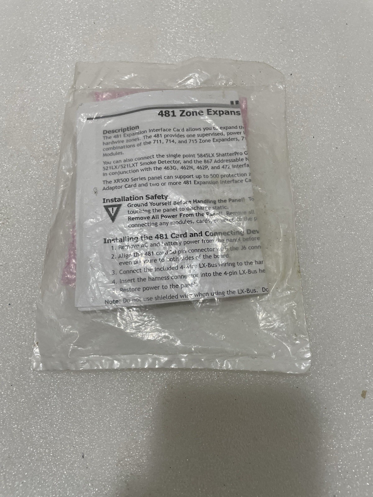 DMP 481 Zone Expansion Module Interface Card New! Sealed!