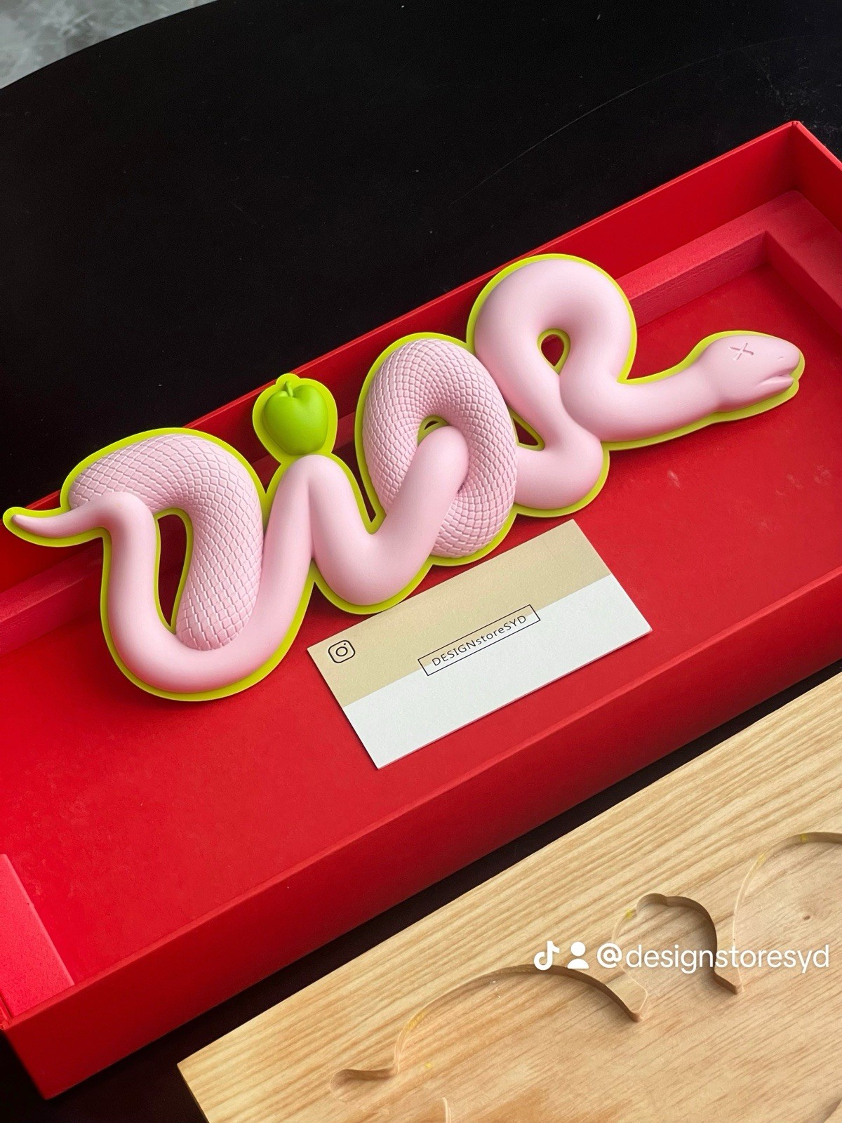DIOR x Kaws 2025 CNY red snake package box set