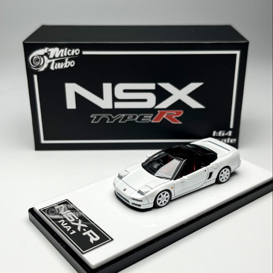 MT 1/64 Scale JDM White NSX Mk1 NA1 Type R Sports Diecast Alloy Model Car Gifts