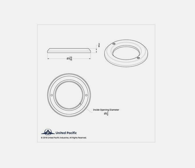 2-1/2" LIGHT BEZEL