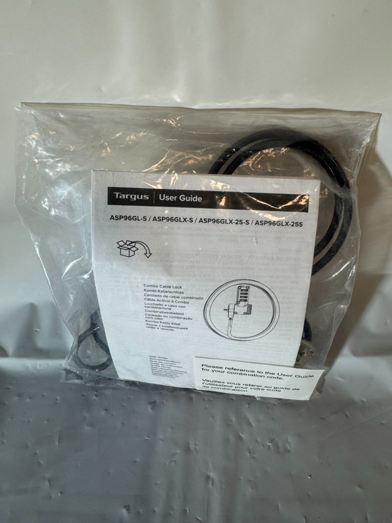 Targus DEFCON Ultimate Universal Serialized Combination Lock (ASP96GLX-25S) - 1J