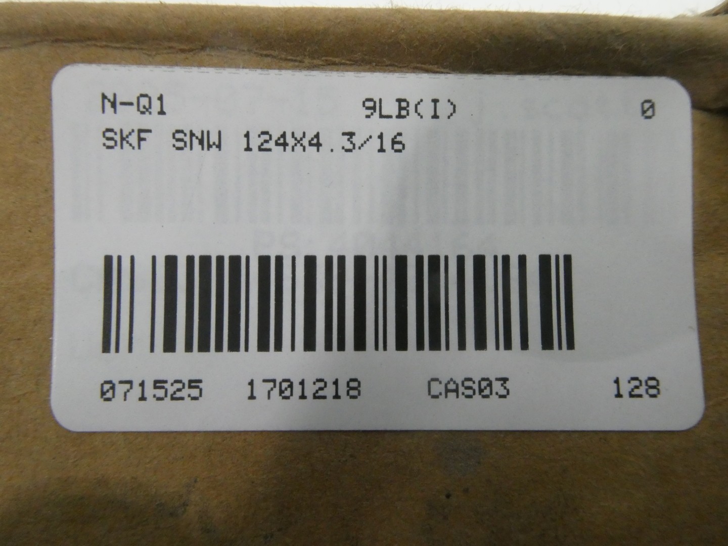 Skf SNW 124X4.3/16 Adapter Sleeve