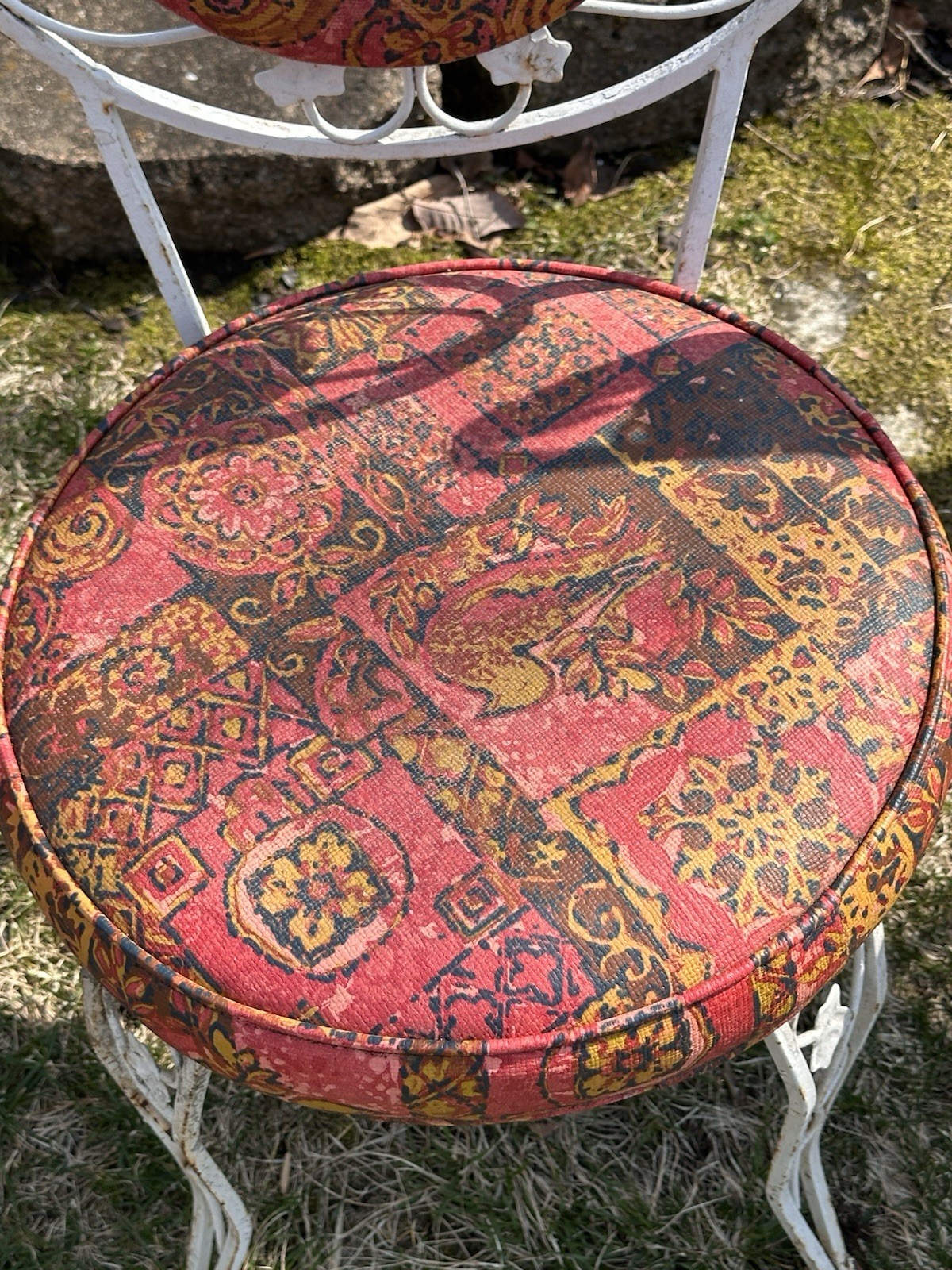 Vintage Wrought Iron Outdoor Patio Set 1960’s