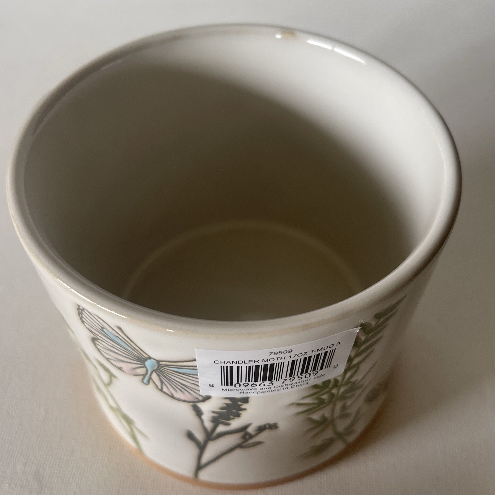 Spectrum Designz “Chandler Moth” Ceramic Coffee Tea Mug 17 OZ