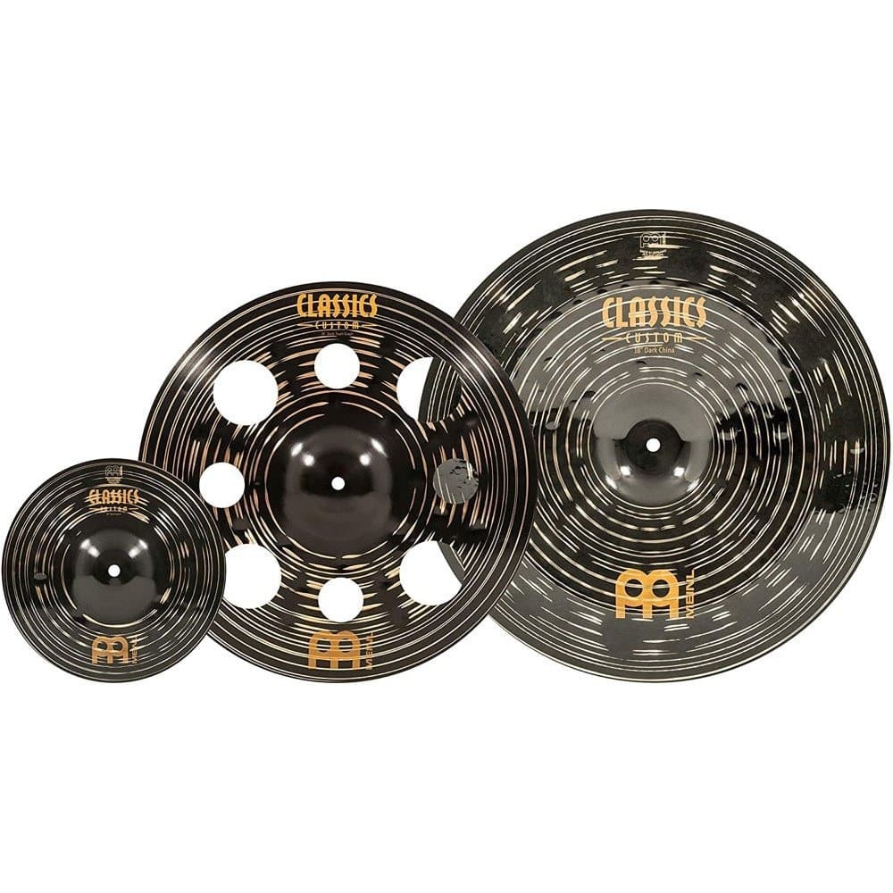 Meinl Classics Custom Dark Effects Cymbal Pack 16/18 w/FREE 10"