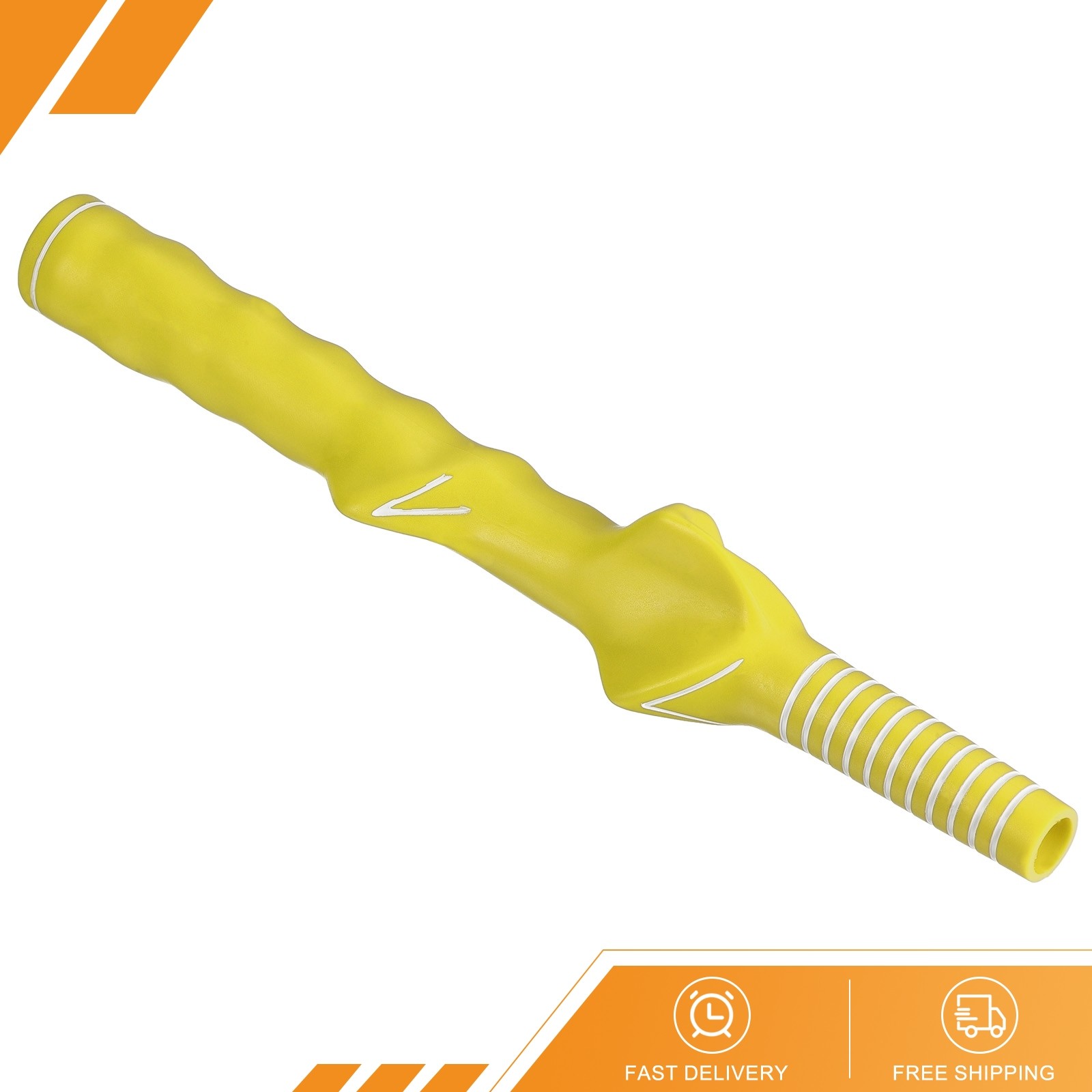 Golf Club Training Grip Right Handed Teaching Practice Swing Non-Slip Yellow
