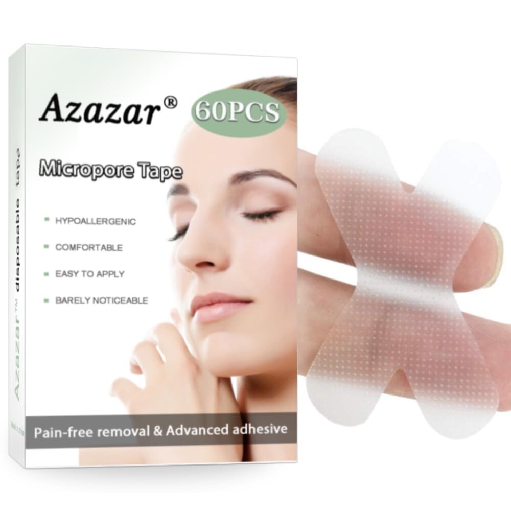 Gentle Transparent Tape Strip for Sleeping Pain-Free Removal & Hypoallergic Tape