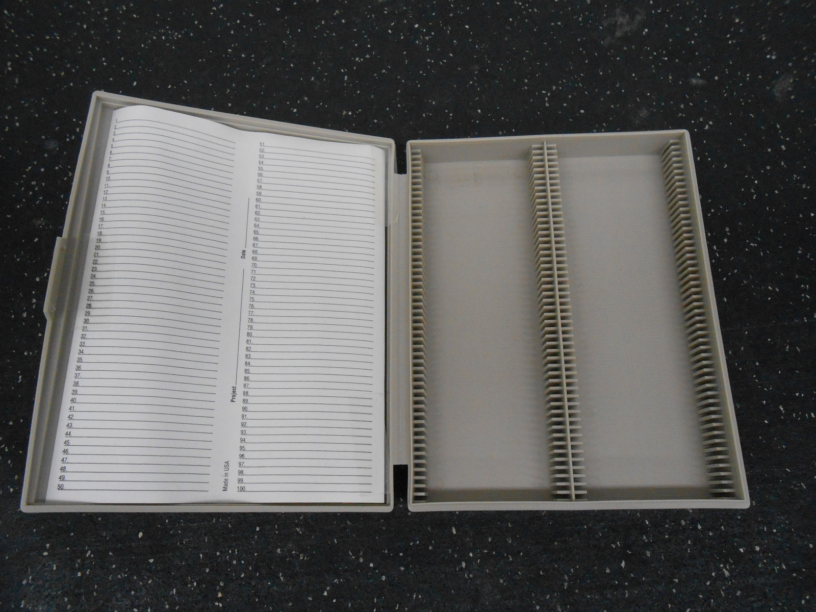 VWR 48443-806 MICROSLIDE BOX 100 POSITION