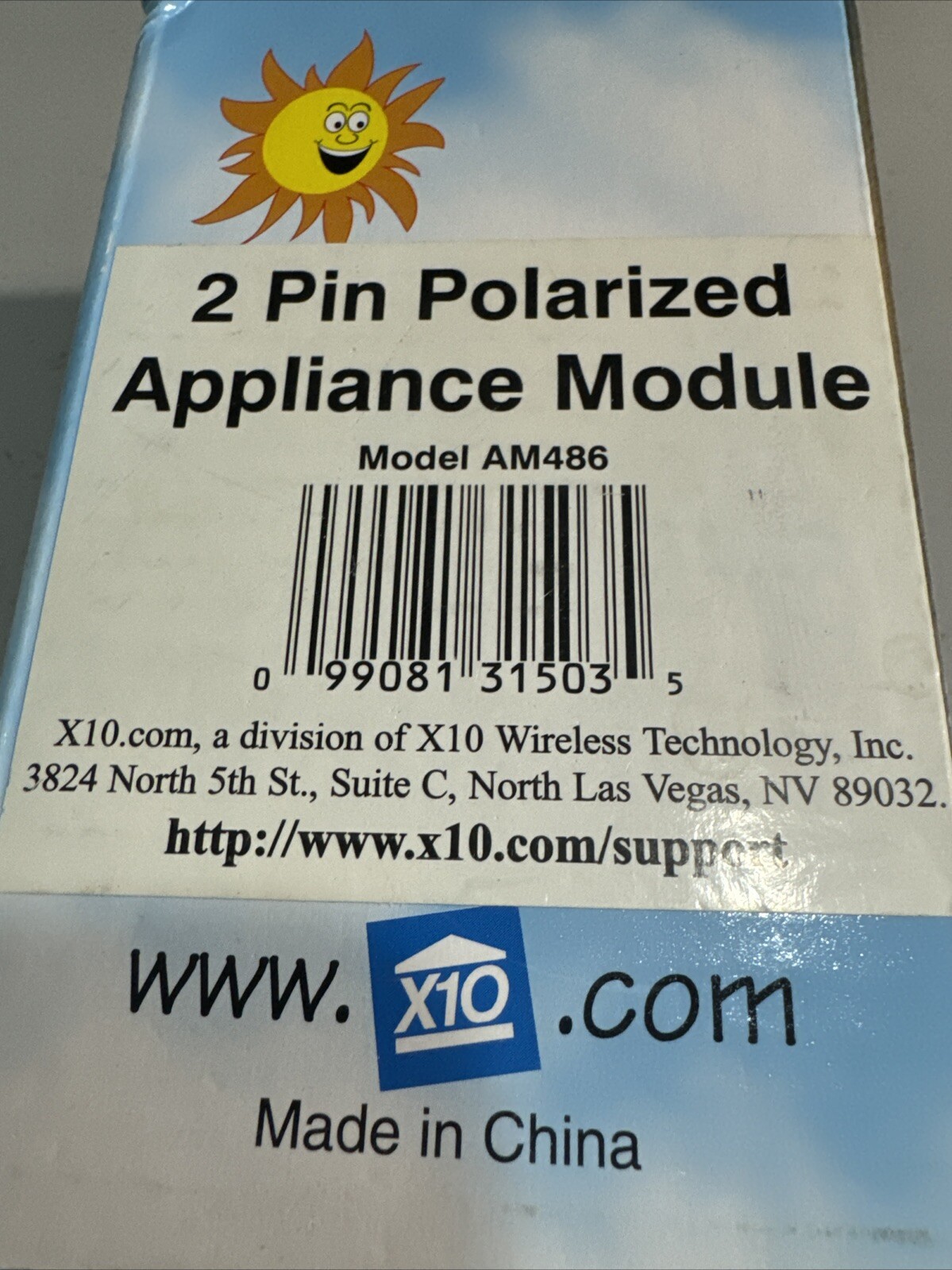 AM486 Appliance Module 2-Pin Polarized - X10