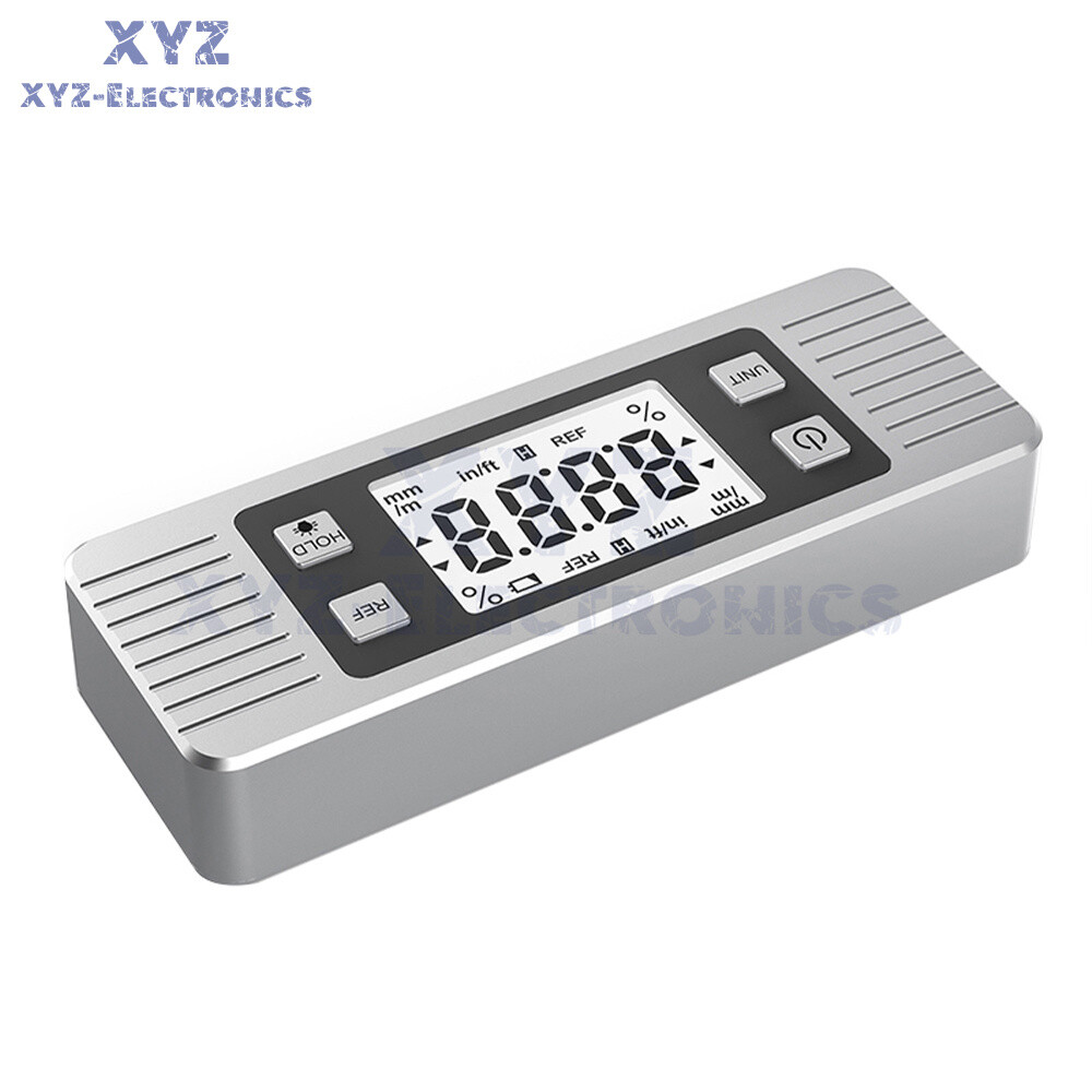 3in1 Magnetic Digital Protractor + Inclinometer + Level Scale angle slope 4*90°