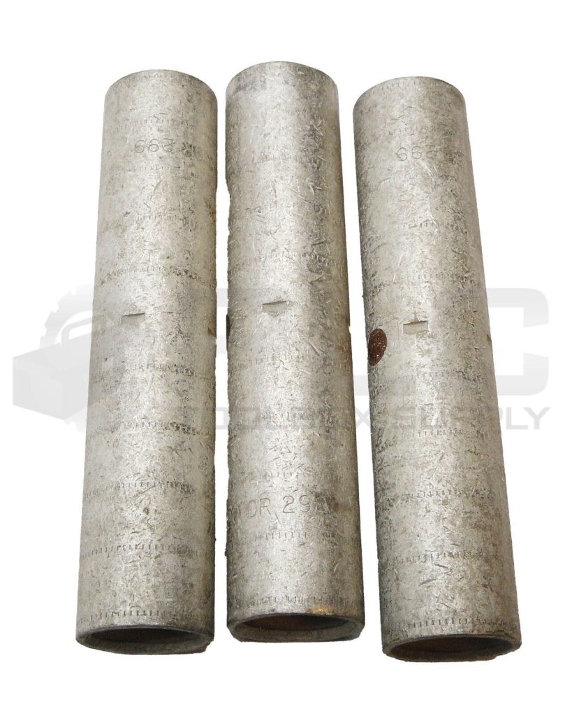 LOT OF 3 NEW BURNDY YS34 BUTT SPLICE LONG 500 BROWN