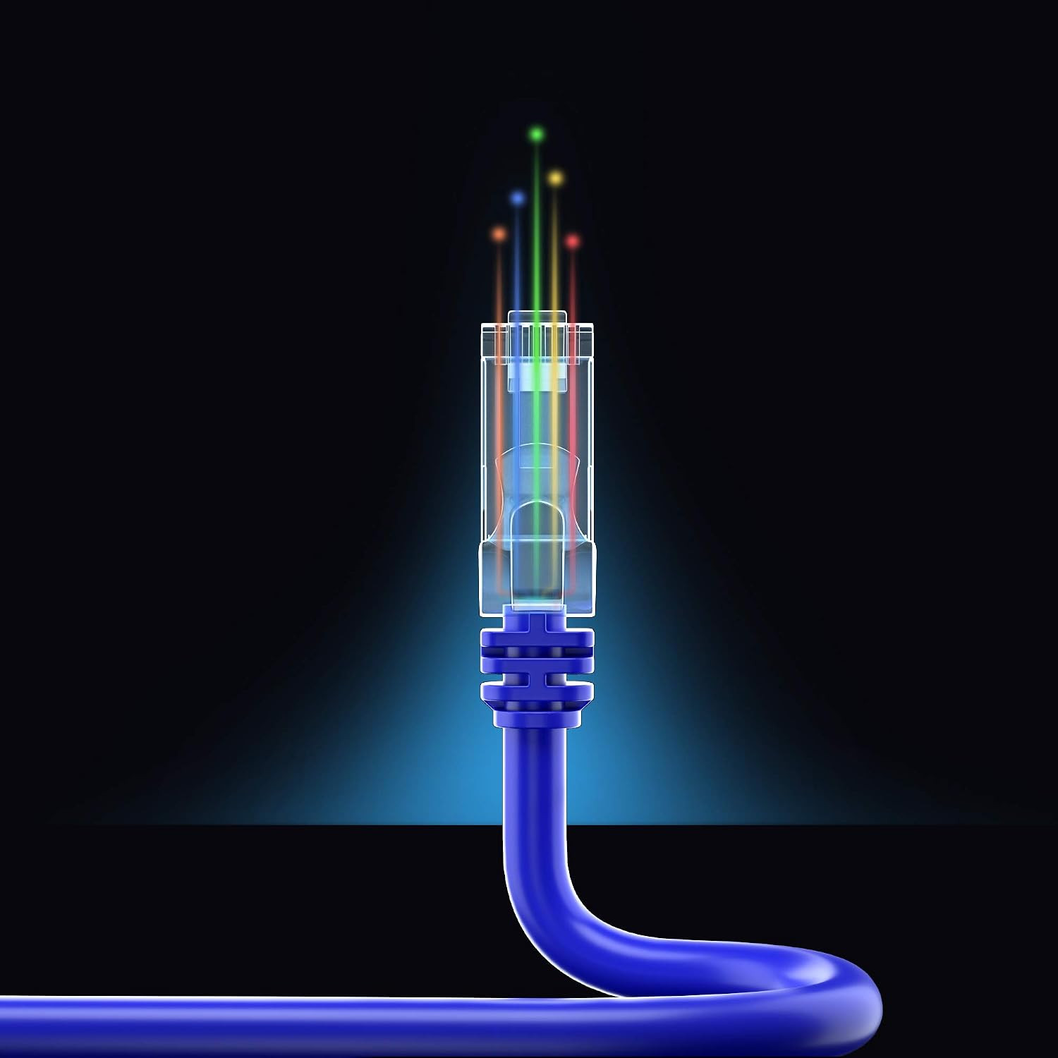 Cat 6 Ethernet Cable 15 Ft (2-Pack) - High-Speed LAN Cable, Internet Cable, Patc