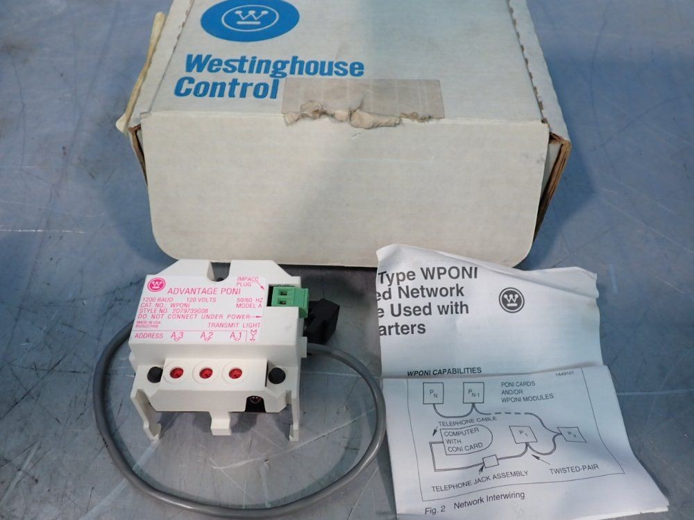 WESTINGHOUSE  WPONI NETWORK INTERFACE MODULE   10210123378