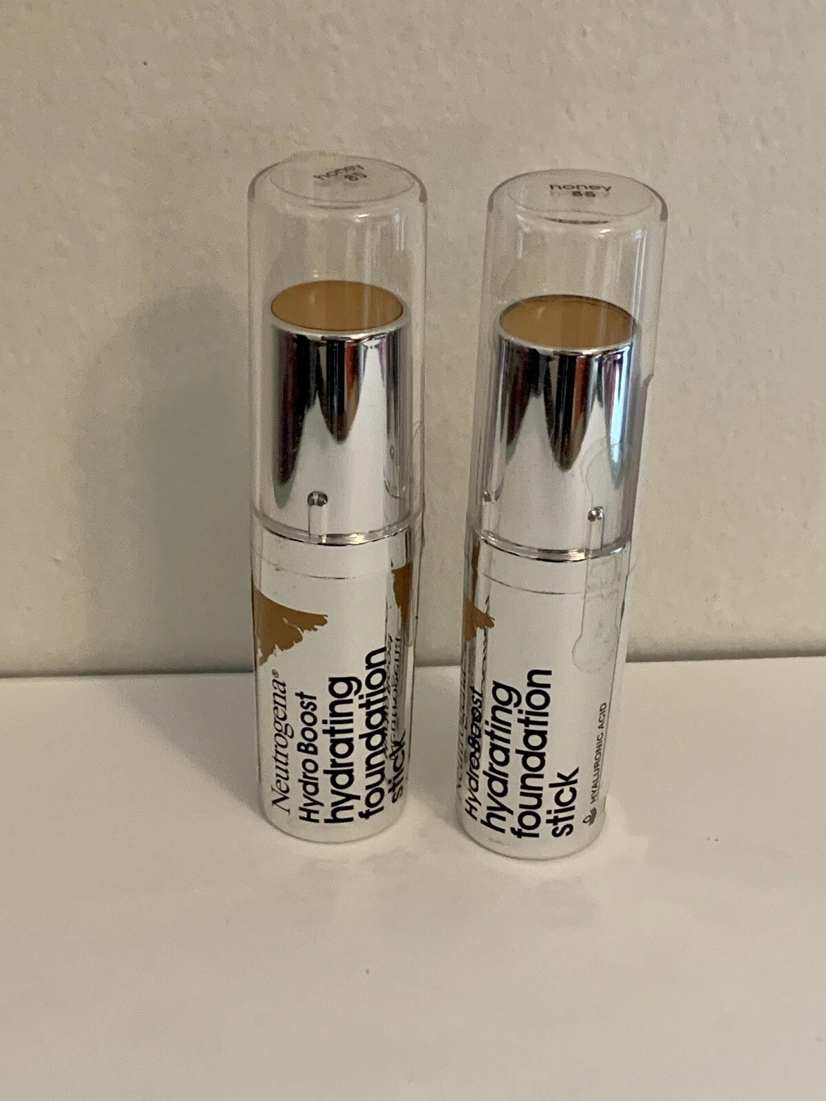 2X Neutrogena Hydro Boost Hydrating Foundation Stick Honey 85 - 0.29 oz NEW LOT