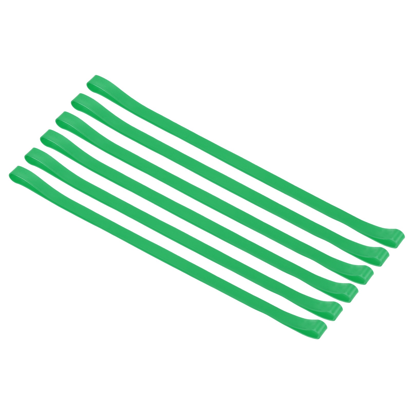 Towel Bands, 6 Pack 11.81x0.4 Inch Silicone Towel Chair Clips, Green