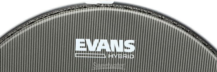 Evans Hybrid Grey Marching Drumhead - 13 inch