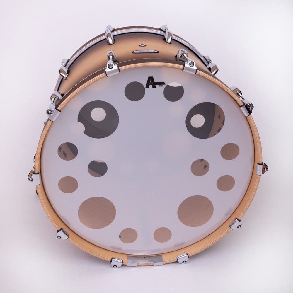 Attack Orbit White Drumhead 22"
