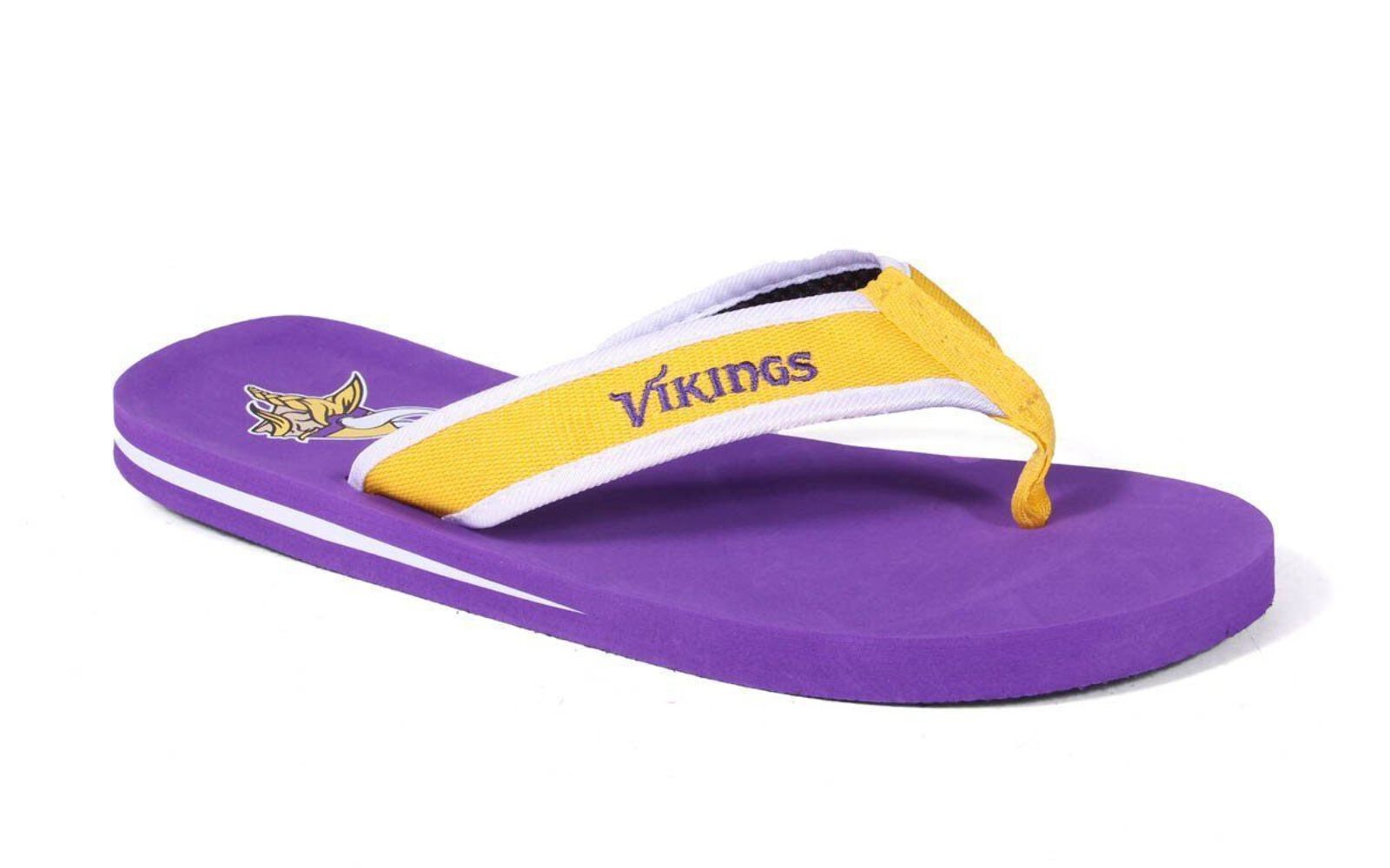 Minnesota Vikings Contour Flip Flops Sandals