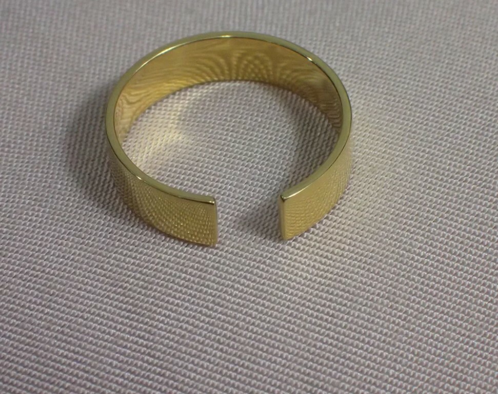 Womens Solid Metal Band Adjustable Toe Ring 14k Yellow Gold Plated Silver