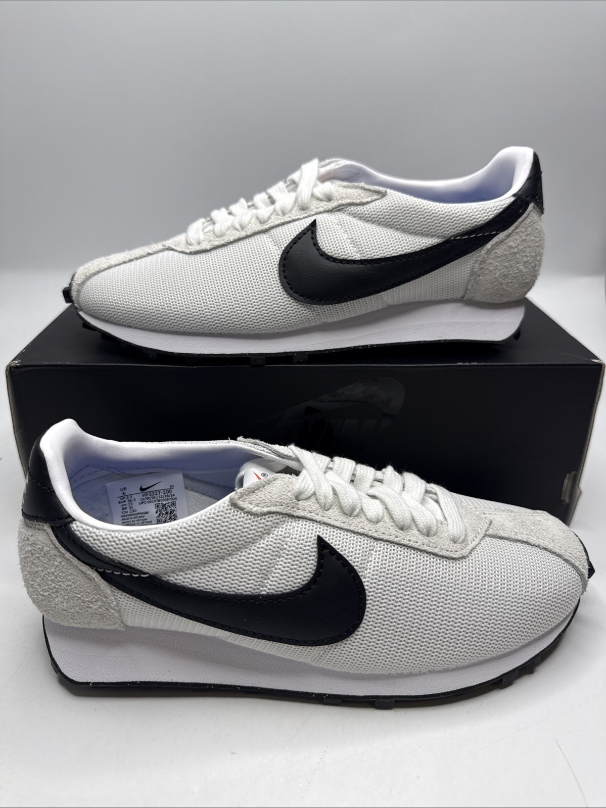 Nike LD-1000 Women's Size 6 White Black Shoes (HF3227-601) No Lid New