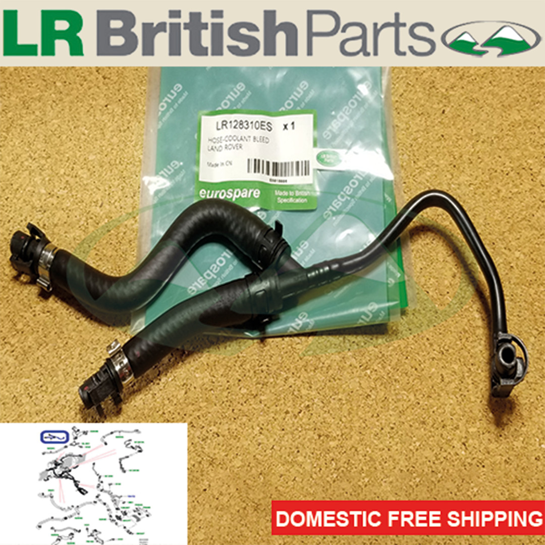 LAND ROVER EXPANSION TANK TO ENGINE HOSE DISCOVERY DEFENDER 3.0 104123735