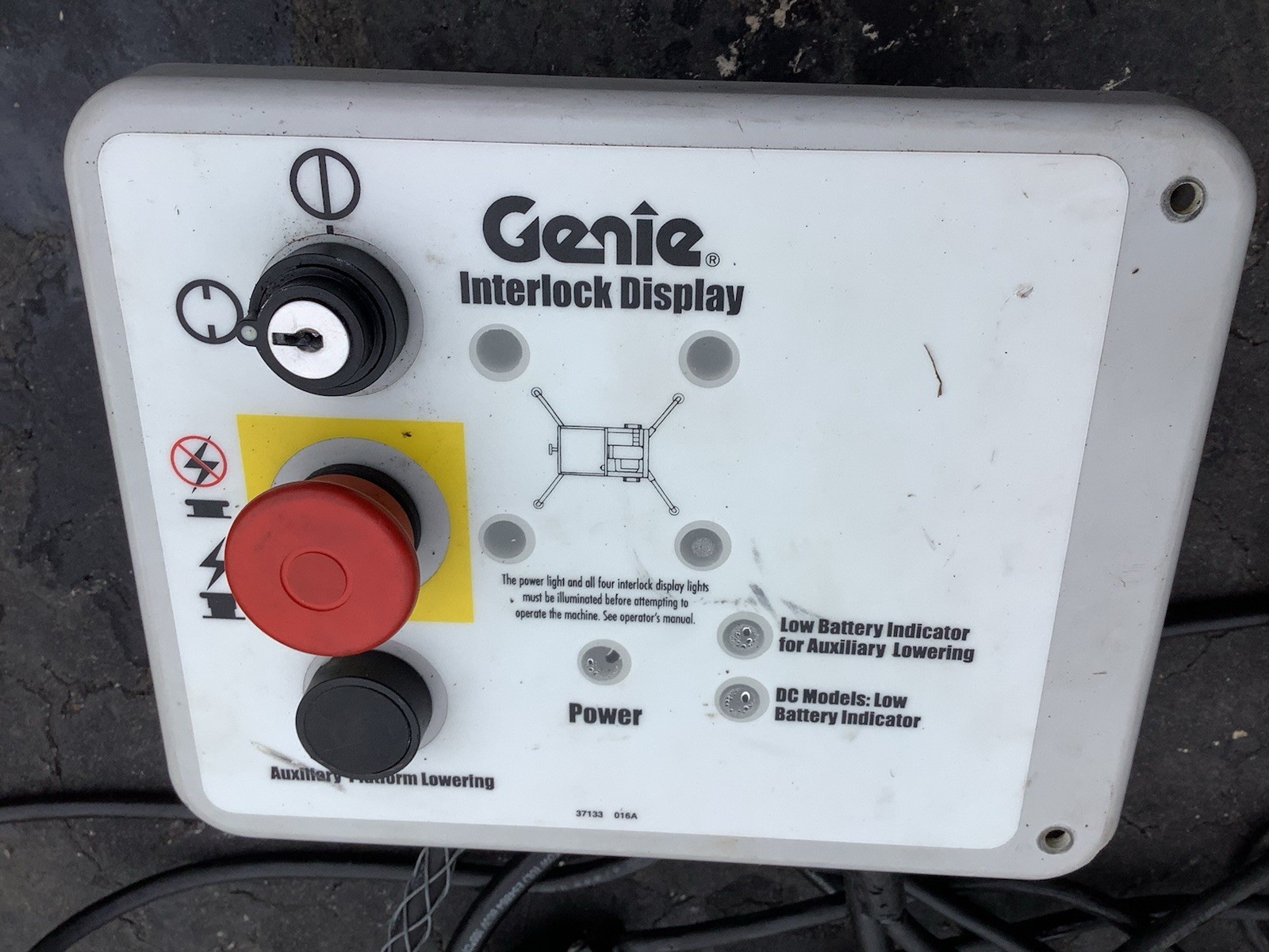 Primary and basket control boxes Genie lift J806hw Type 4x