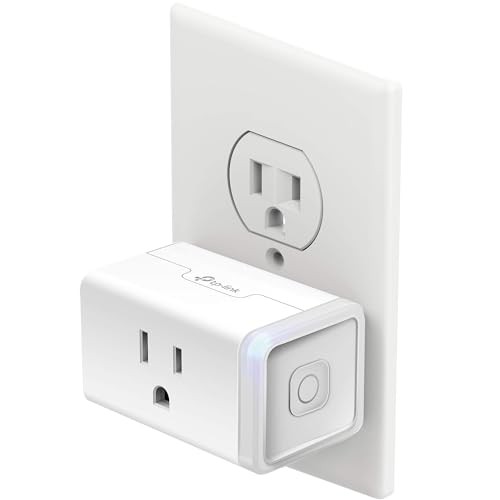 Fi Outlet Alexa KP115 - Kasa Smart Plug Mini Energy Monitoring Smart Home Wi