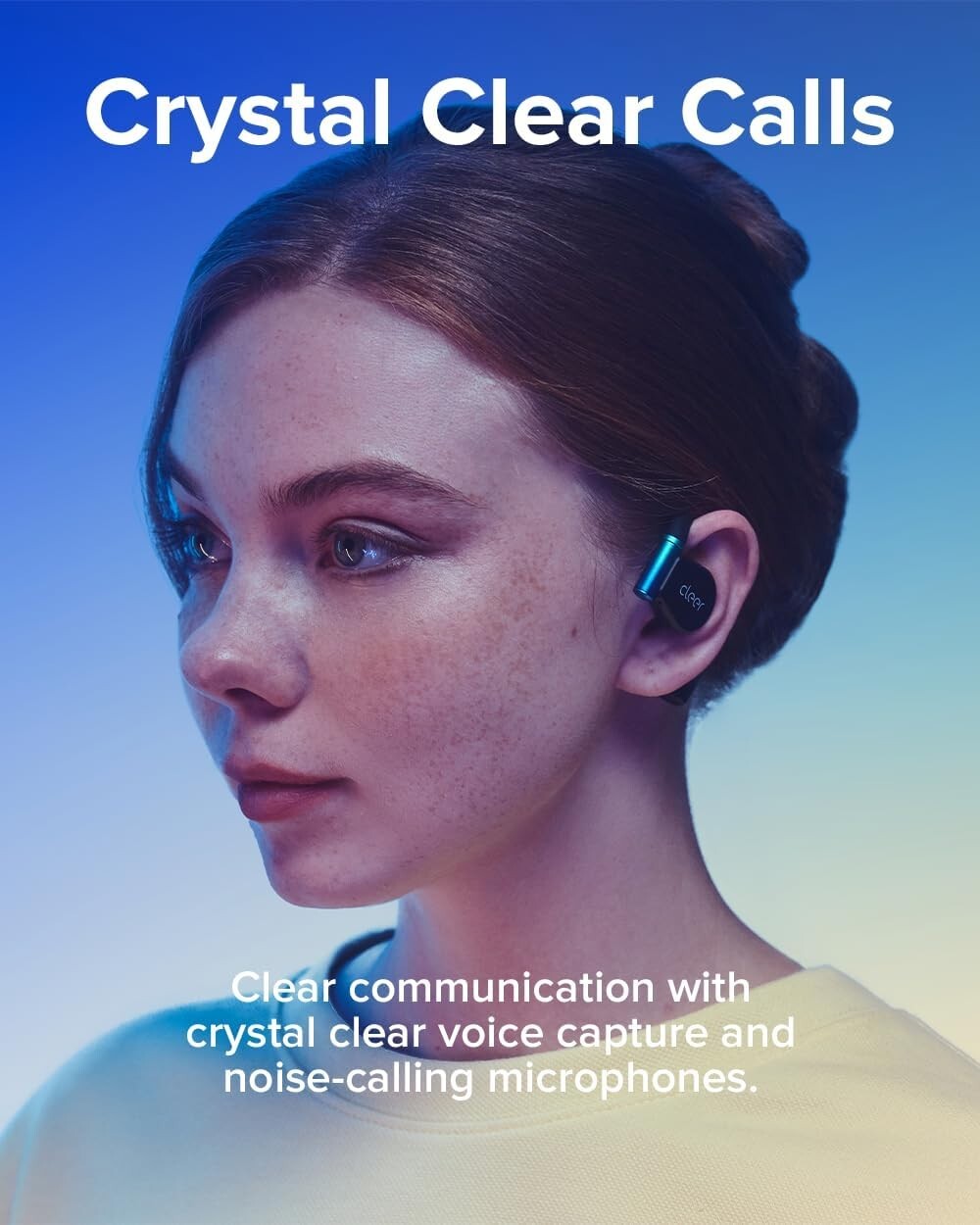 Cleer ARC 3 Gaming Earbuds - True Wireless Open Ear Headphones,Ultra-Low Latency
