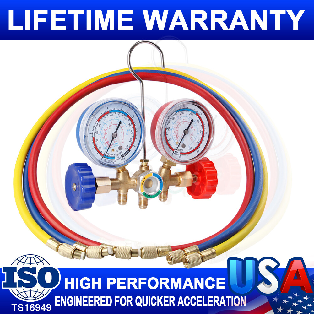 A/C Diagnostic Air Conditioner Manifold Gauge Kits Car Diagnostic Charging Tool