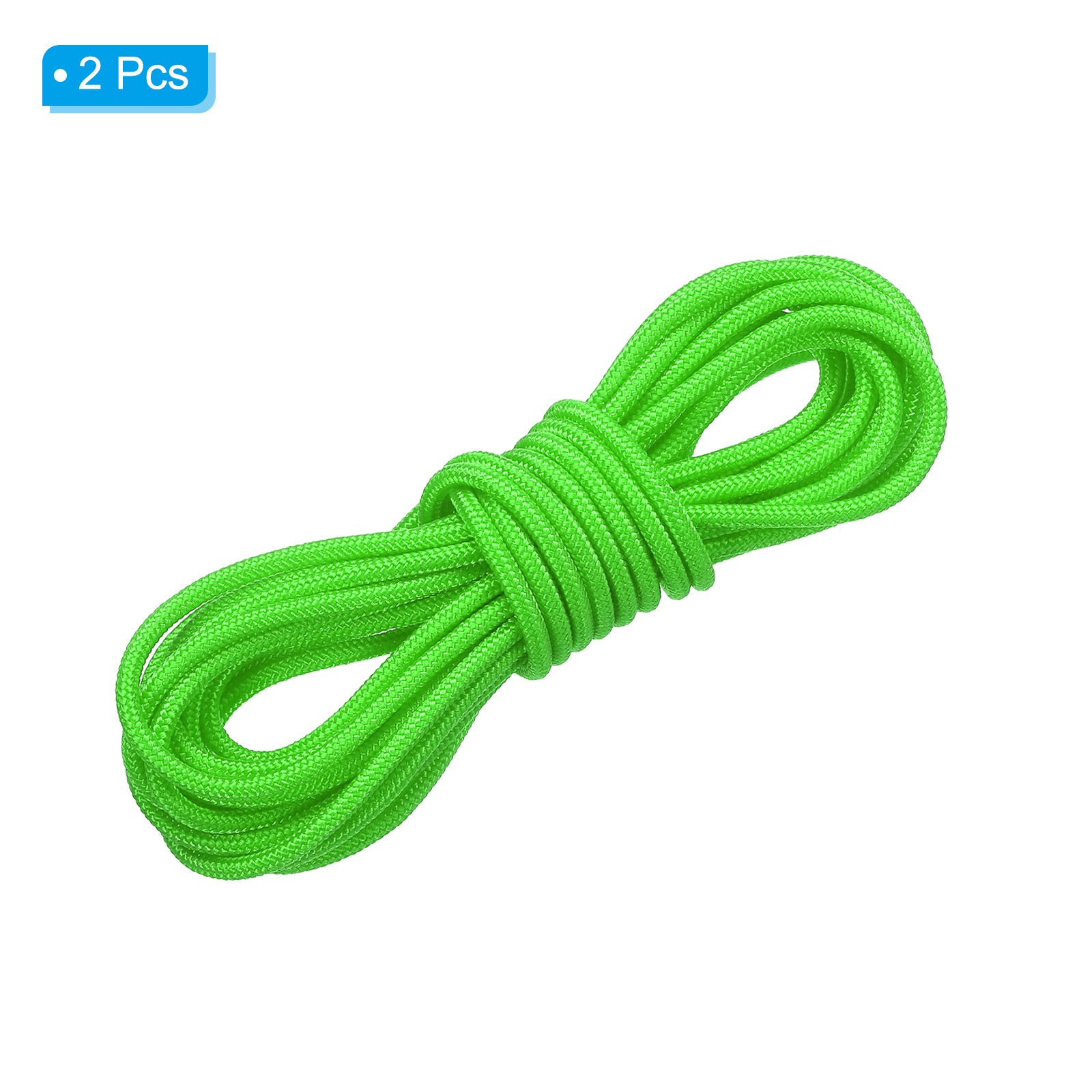 2Set Archery D Loop Rope 10FT Bow String Release Nocking Loop Bright Green