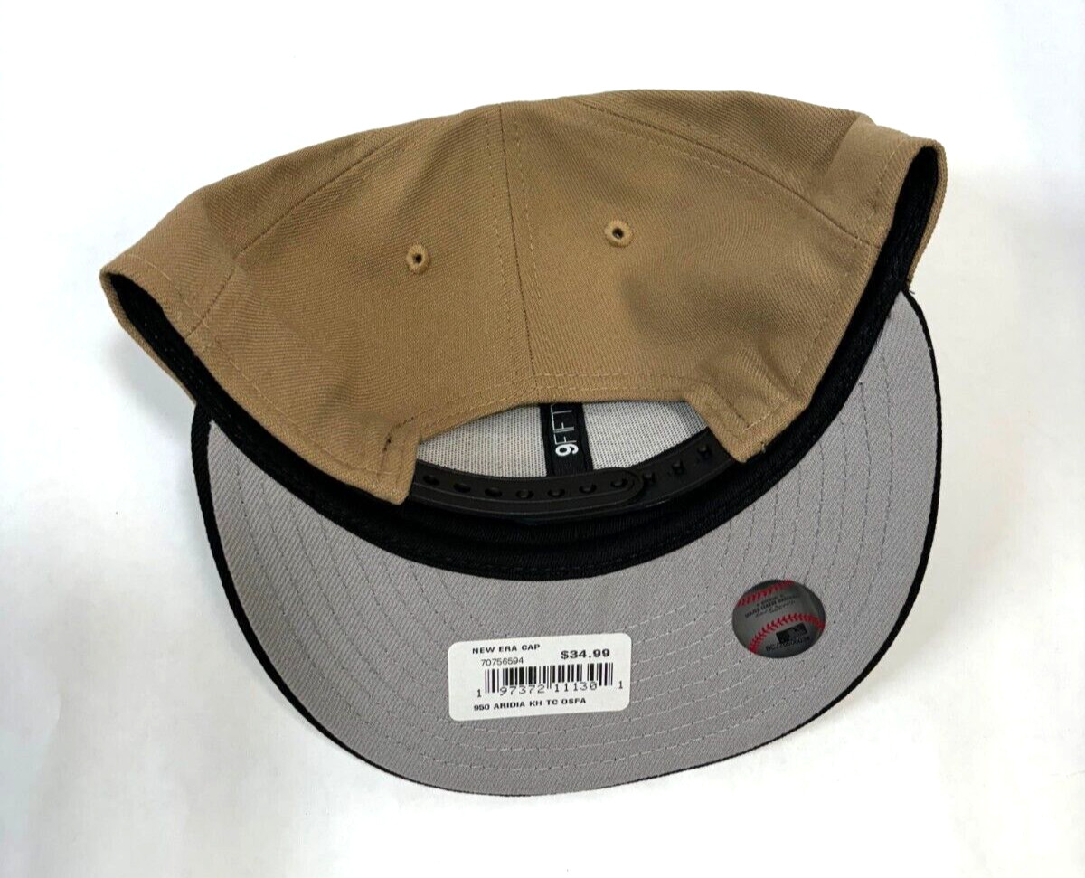 Arizona Diamondbacks MLB NE Snapback Hat~Khaki/Black