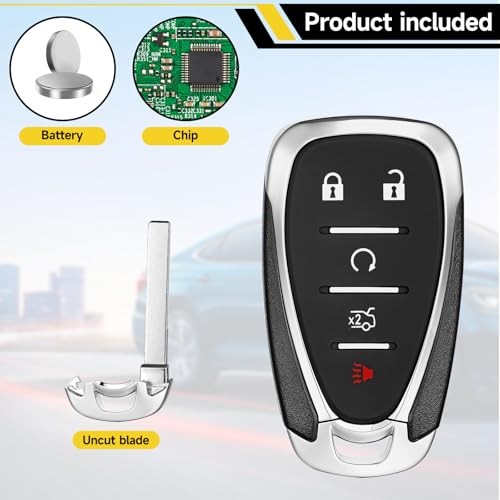 Key Fob Replacement Fits for Chevy Camaro Malibu 2021 2022 2023 2024 Smart Car