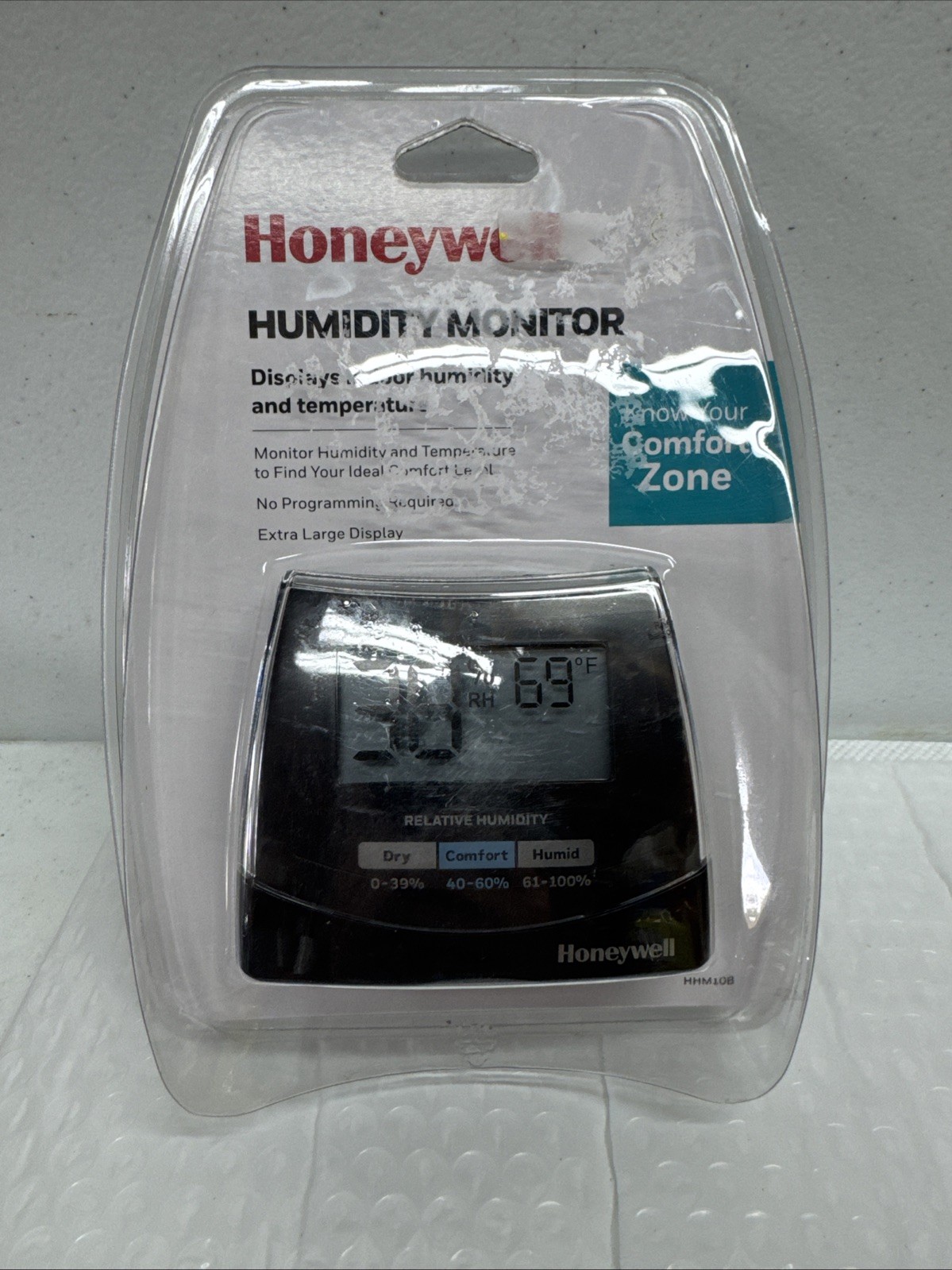Honeywell Humidity Monitor Black, HHM10B