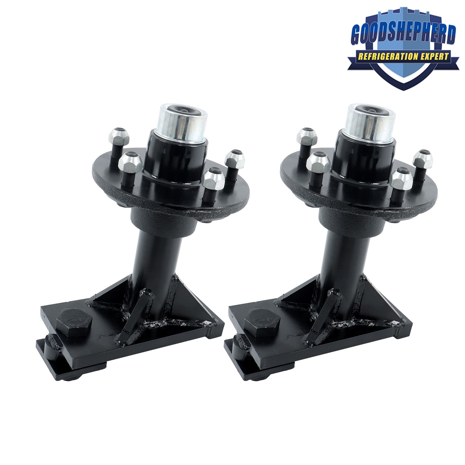 5 × 5.5 Lug 8000LBS Superior Shipping Container Wheels and Bolt-on Spindle Kits
