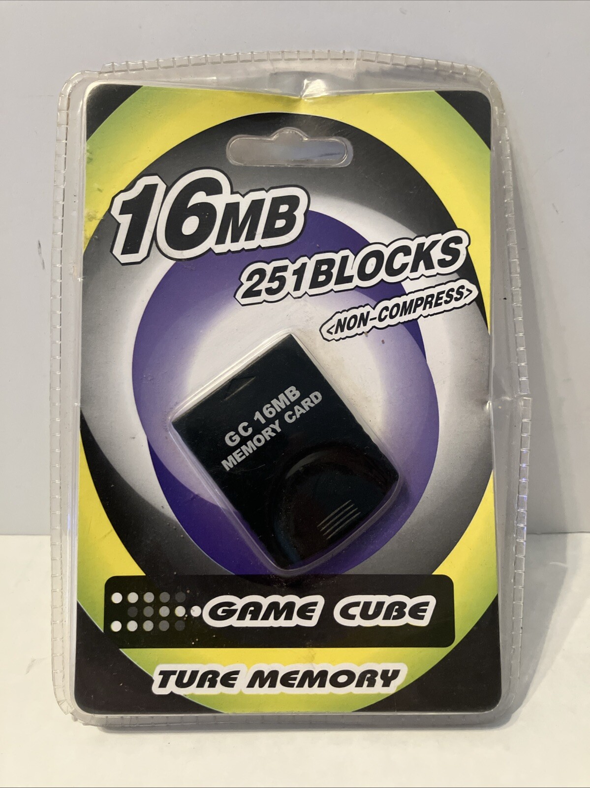 Nintendo GameCube Memory Card 16 MB 251 Blocks - NEW