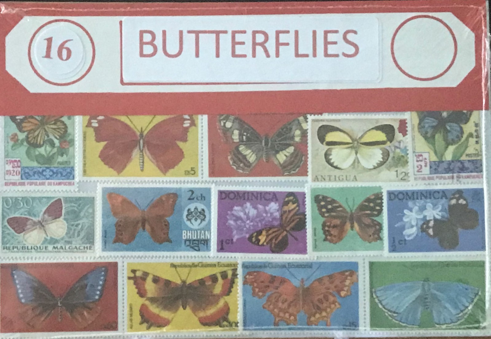 Stamp Packet - Butterflies