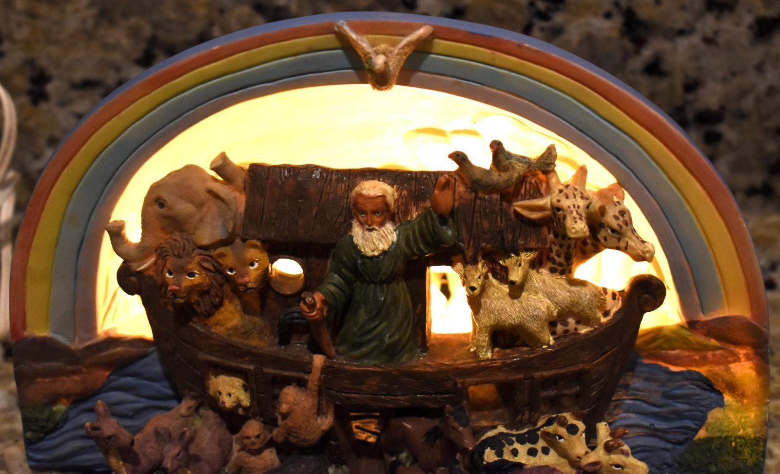 Noah's Ark Tabletop Nightlight