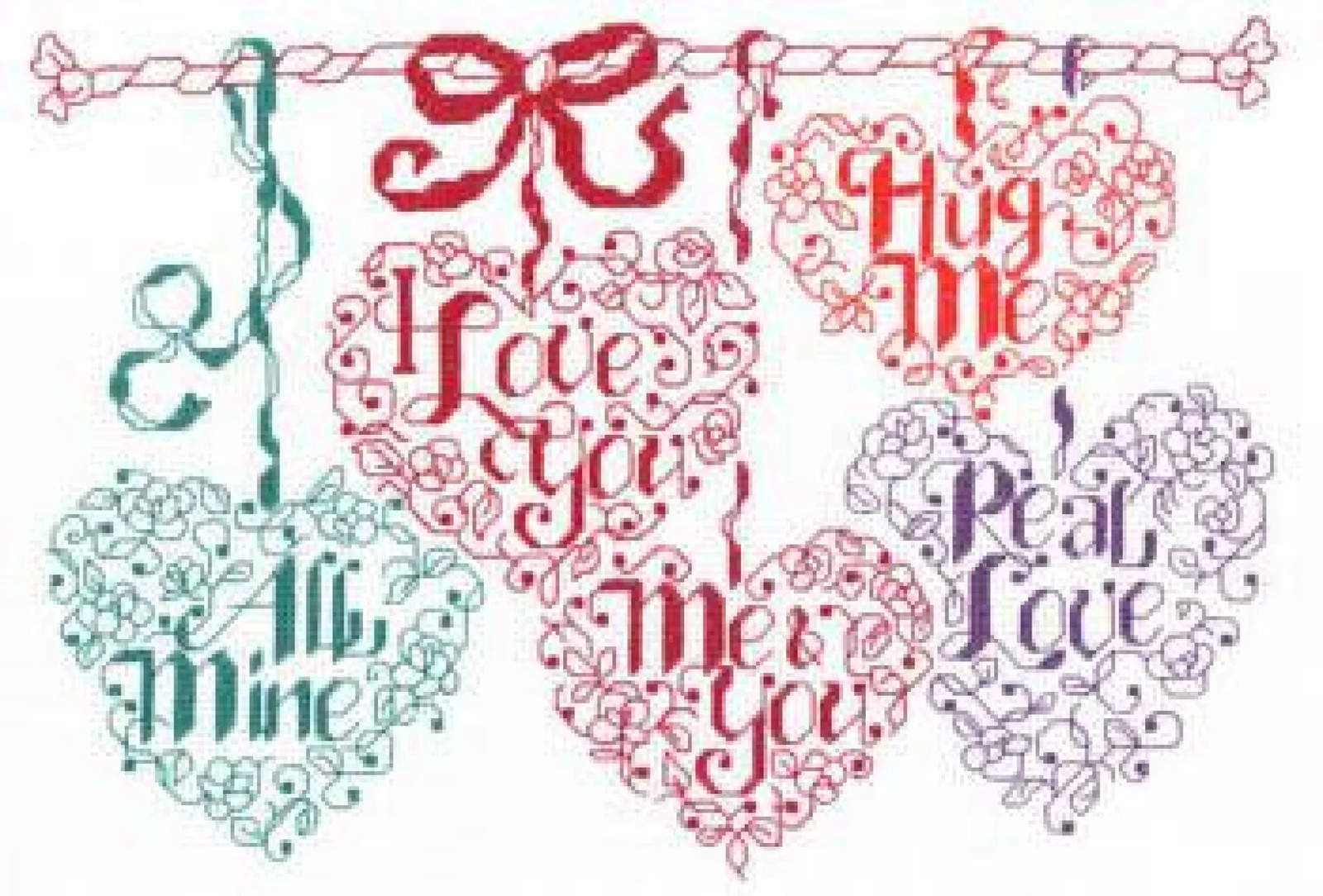 Valentine Candy by Imaginating cross stitch pattern