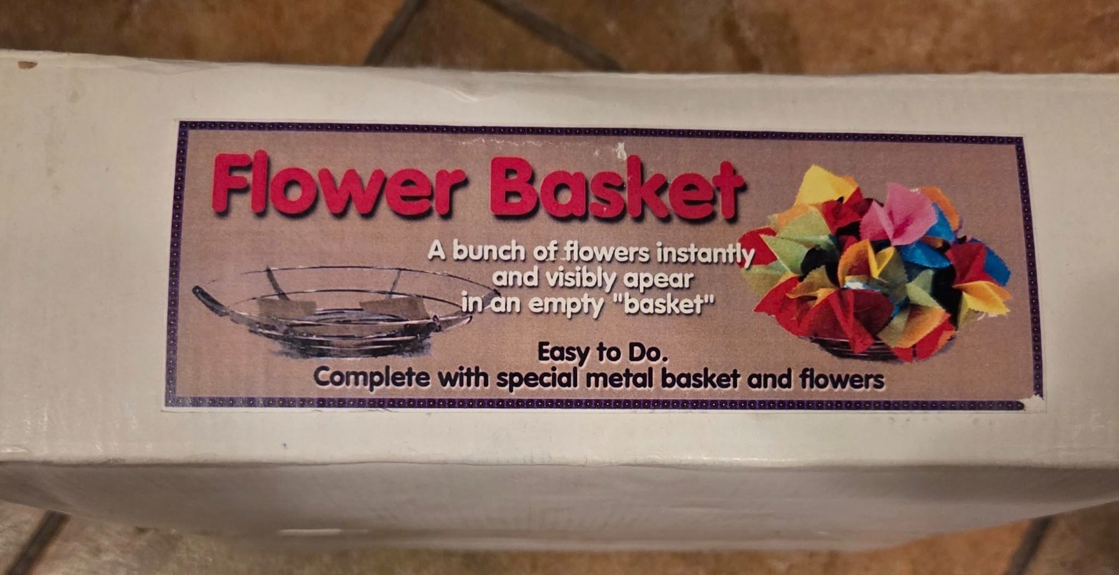 Flower Basket (with Flower) Magic Mentalism Tricks