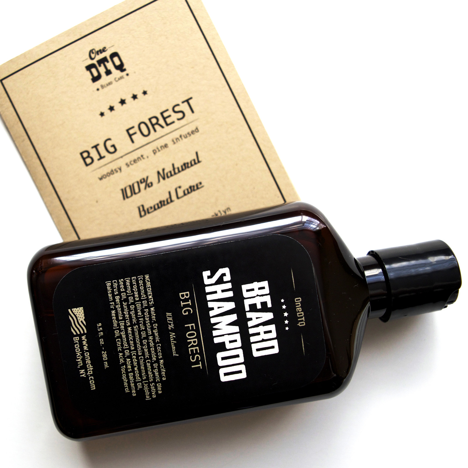 Big Forest Beard Shampoo - Thoroughly Cleans, Conditions & Promotes Beard Growth